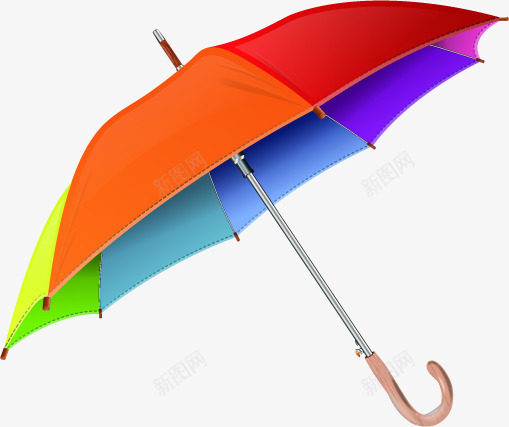 彩色雨伞海报装饰png免抠素材_新图网 https://ixintu.com 彩色 海报 装饰 雨伞