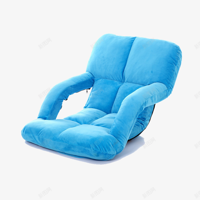 便捷懒人沙发png免抠素材_新图网 https://ixintu.com png素材 产品实物 蓝色 靠椅