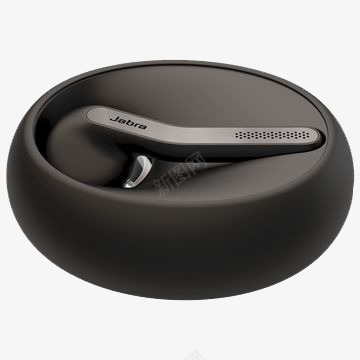 JABRA黑色蓝牙耳机png免抠素材_新图网 https://ixintu.com 工业产品 电子数码 耳机 蓝牙 黑色