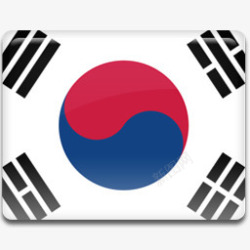 国旗韩国最后的旗帜素材