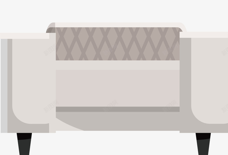 白色卡通沙发png免抠素材_新图网 https://ixintu.com 卡通沙发 布艺沙发 欧式沙发 现代沙发 简约沙发 美式沙发