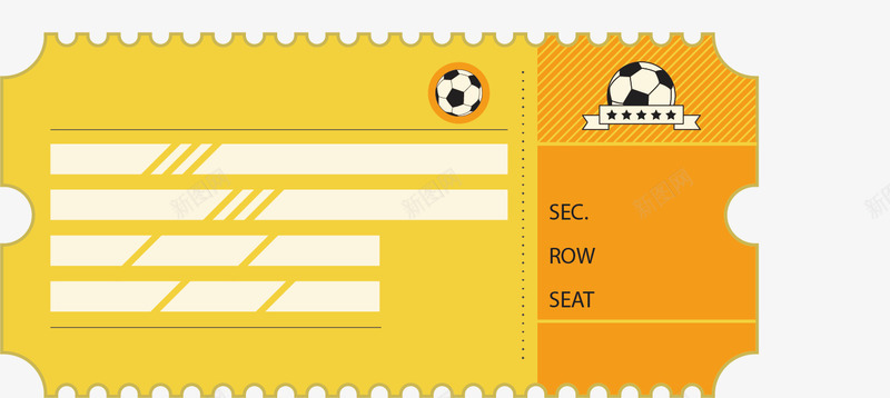 足球入场券png免抠素材_新图网 https://ixintu.com 入场券 入场券矢量 入场券矢量素材 入场券素材 入场卷 足球素材