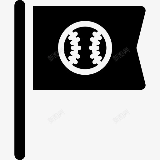 球队旗帜图标png_新图网 https://ixintu.com 地图和国旗 徽章 旗队 棒球