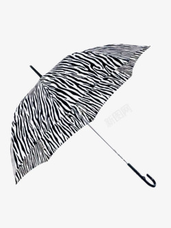 斑马纹雨伞素材