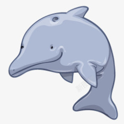 卡通动物海豚素材