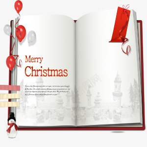 书页上的圣诞祝福png免抠素材_新图网 https://ixintu.com 书 圣诞 祝福