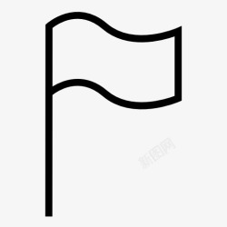 小旗帜符号素材