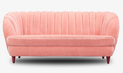 粉色长沙发素材