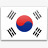 南韩国南韩国国旗国旗帜高清图片