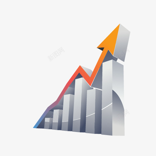 立体商业箭头矢量图ai免抠素材_新图网 https://ixintu.com 商业上升箭头 矢量图 立体 箭头涨价 金融趋势