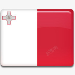 Malta国旗马耳他最后的旗帜高清图片