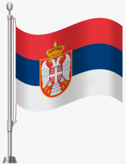 塞尔维亚塞尔维亚国旗高清图片