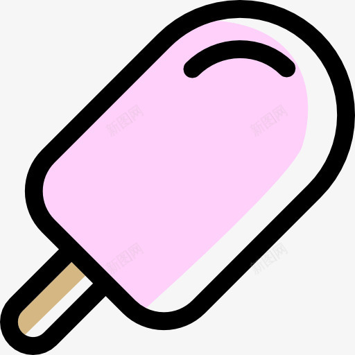 Popsicle图标png_新图网 https://ixintu.com 冰淇淋 甜点 雪糕的夏天 食品