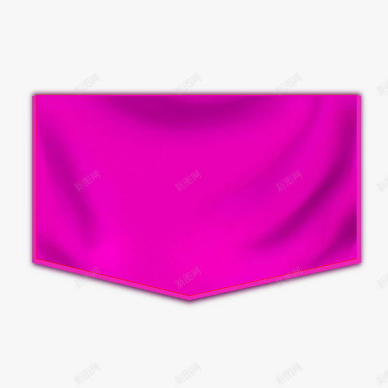 紫色绸缎旗帜装饰图案png免抠素材_新图网 https://ixintu.com 免抠PNG 旗帜 紫色 绸缎 装饰图案
