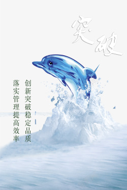 海中的海豚素材