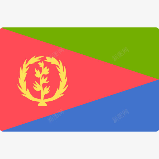 Eritrea图标png_新图网 https://ixintu.com eritrea 世界 国家 旗帜 民族