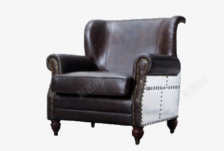 真皮沙发座椅png免抠素材_新图网 https://ixintu.com 沙发型 真皮座椅 黑色