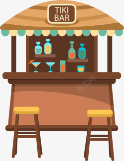酒吧用图卡通版的简易酒吧高清图片