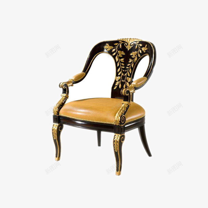 欧式木椅png免抠素材_新图网 https://ixintu.com 古典复古 家具 木椅 欧式木椅 沙发椅 软装
