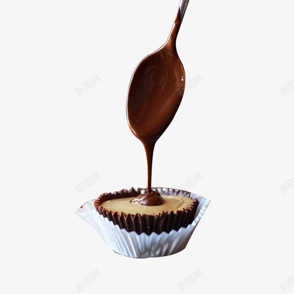 巧克力蛋糕png免抠素材_新图网 https://ixintu.com 下午茶 产品实物 水果酱 甜点