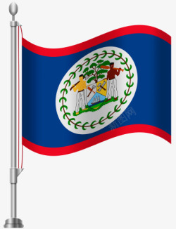 伯利兹伯利兹国旗高清图片