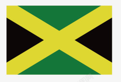 牙买加国旗矢量图素材