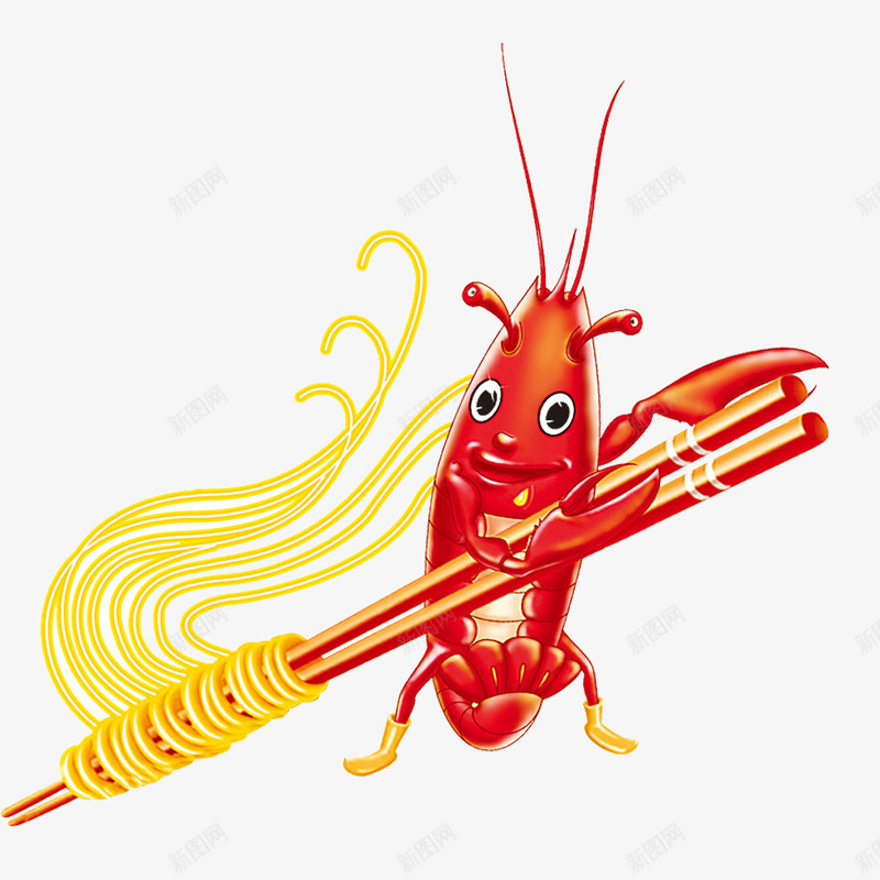 小龙虾png免抠素材_新图网 https://ixintu.com 可爱卡通 小龙虾 龙虾