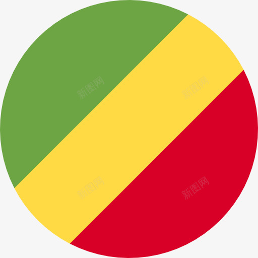 刚果共和国图标png_新图网 https://ixintu.com 世界 刚果共和国 国家 旗帜 民族