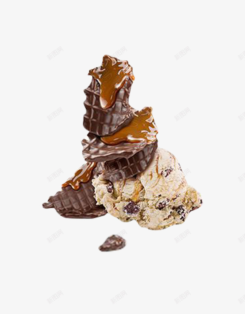 浓郁巧克力甜点冰淇凌png免抠素材_新图网 https://ixintu.com 巧克力 浓郁 甜点
