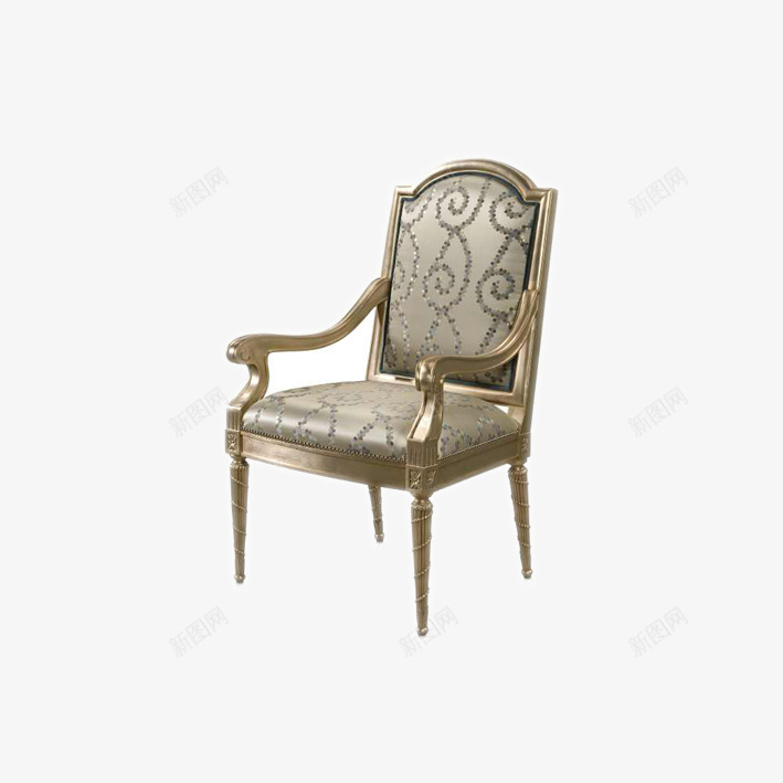 欧式木椅png免抠素材_新图网 https://ixintu.com 古典复古 家具 木椅 欧式木椅 沙发椅 软装