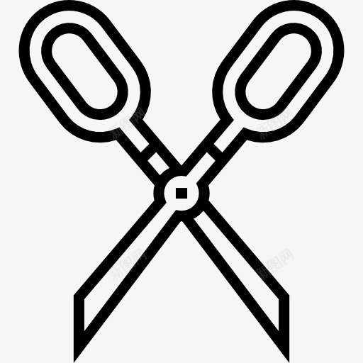 剪刀图标png_新图网 https://ixintu.com 刀具 切割工具 办公材料 学校材料