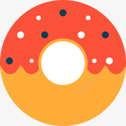 甜圈炸圈饼图标高清图片