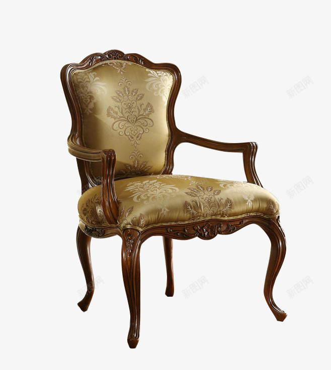 花纹图案的复古欧式座椅png免抠素材_新图网 https://ixintu.com 复古沙发 家具 家居用品 欧式座椅 沙发 简图