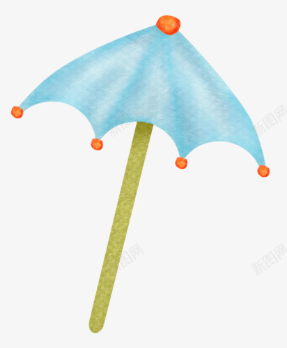 可爱卡通手绘伞雨伞png免抠素材_新图网 https://ixintu.com 伞 可爱 雨伞
