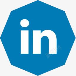LinkedIn八角形平面八角形png免抠素材_新图网 https://ixintu.com LinkedIn Linkedin octagon 八角形