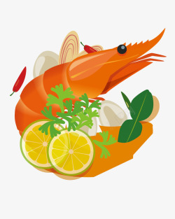 缁勫悎镆美食龙虾高清图片