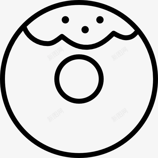 甜甜圈图标png_新图网 https://ixintu.com baker 炸圈饼 甜 甜点 甜甜圈 食品
