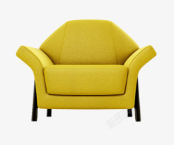 黄色凳子黄色沙发高清图片