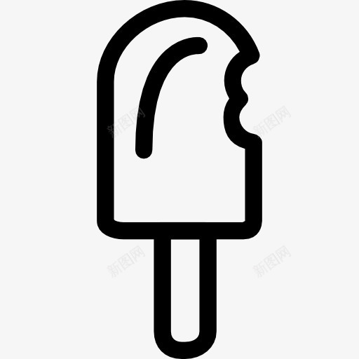 Popsicle图标png_新图网 https://ixintu.com 夏天 甜点 甜的 雪糕 食品