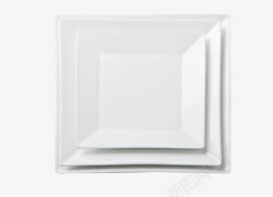 方形碟子白色方形碟子高清图片