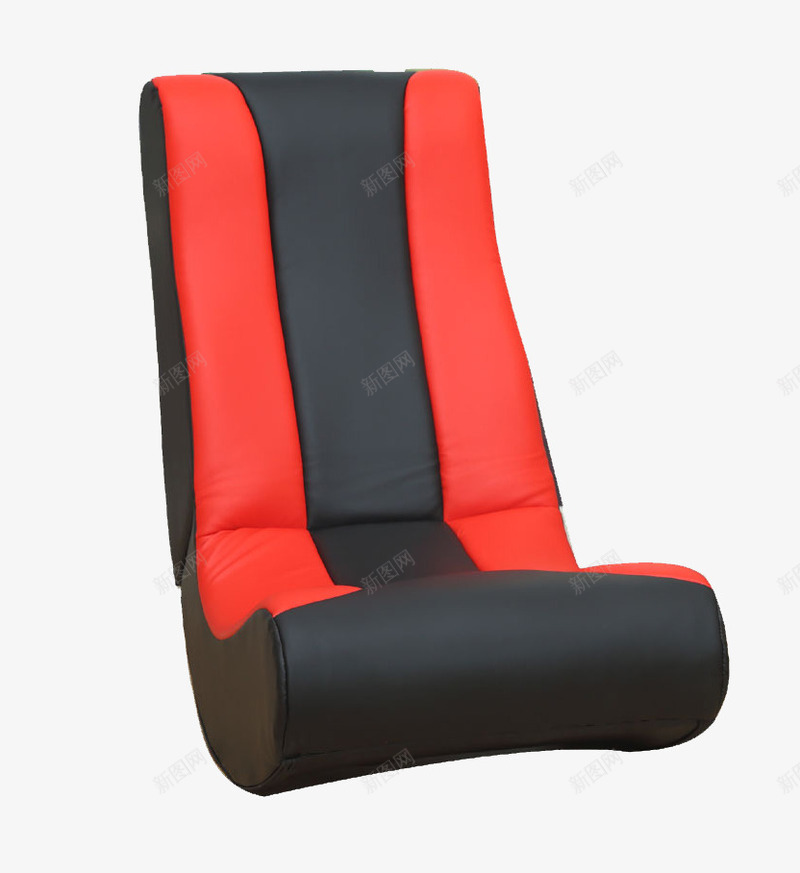 一个懒人沙发png免抠素材_新图网 https://ixintu.com png素材 产品实物 红色 靠椅 黑色