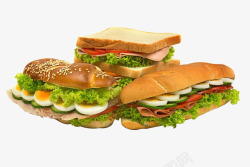 三明治摄影汉堡和三明治高清图片
