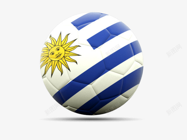 乌拉圭足球png免抠素材_新图网 https://ixintu.com 乌拉圭 国家 国家PNG图 旗子免扣PNG图 旗帜免扣图 足球