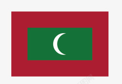 马尔代夫国旗素材