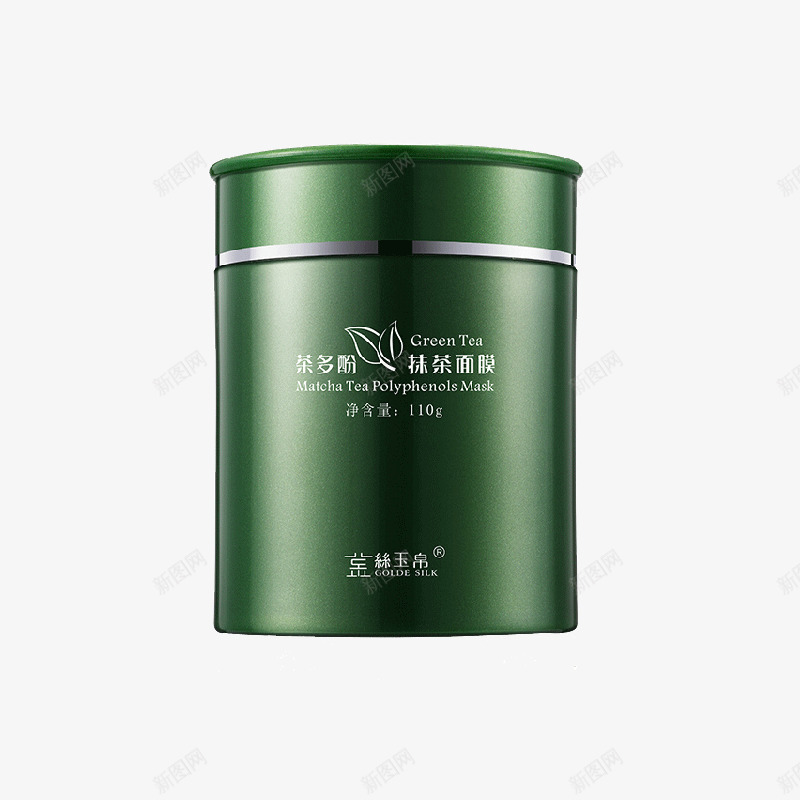 金丝玉帛茶多酚抹茶面膜png免抠素材_新图网 https://ixintu.com 产品实物 化妆品 抹茶面膜 美妆 金丝玉帛