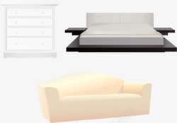 家具沙发床素材