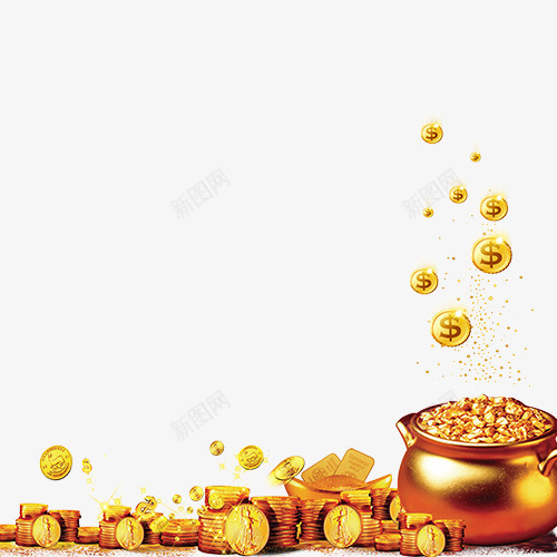 金币png免抠素材_新图网 https://ixintu.com 卡通 金子 金币 金钱