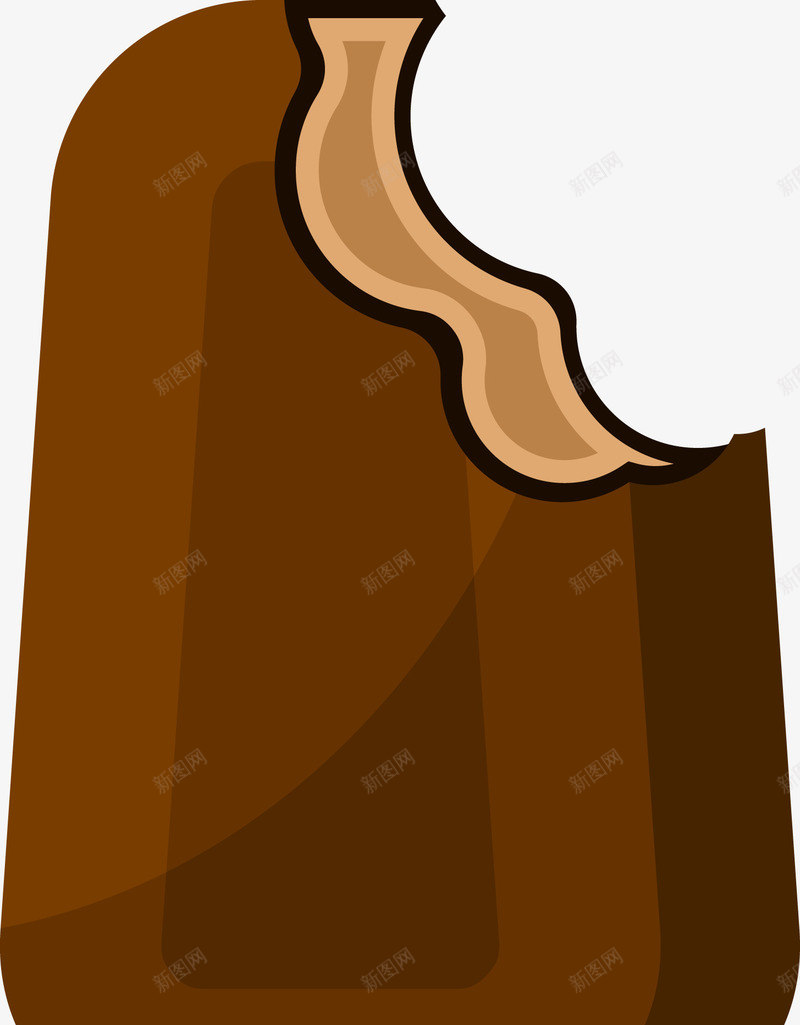 巧克力冰棍png免抠素材_新图网 https://ixintu.com 冰棍 冰淇淋 巧克力 巧克力味 甜品 矢量冰棍 矢量食品