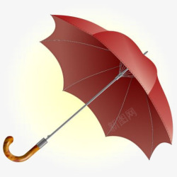 防风雨伞红色雨伞高清图片