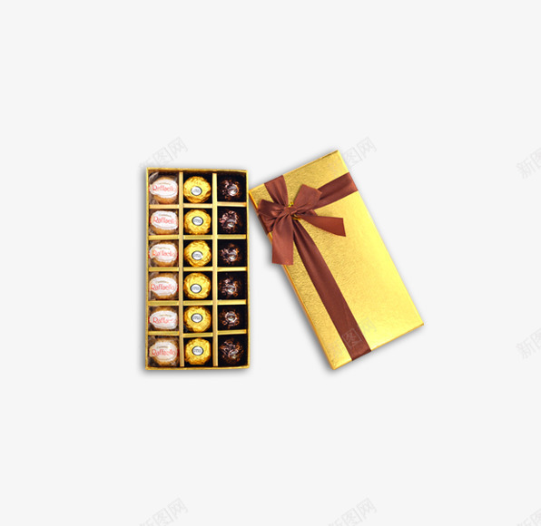 巧克力png免抠素材_新图网 https://ixintu.com 产品实物 巧克力 费列罗 长方形盒装